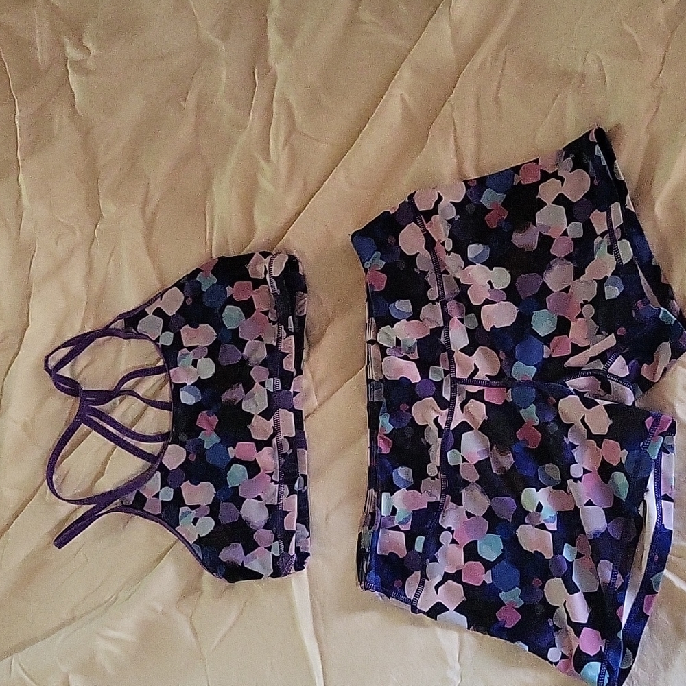 Born Primitive matching shorts & sports bra